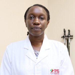Dr. Joanita Nalyazi is a highly skilled cardiologist at Ruby Hospital. She is dedicated to providing comprehensive care for patients with a wide range of heart conditions. She has a proven track record in diagnosing and treating cardiovascular diseases, including Coronary artery disease and Heart arrhythmias. She also handles Heart failure, Congenital heart defects, and more. Dr. Joanita focuses on preventative measures and advanced treatment options, to help patients achieve optimal heart health